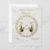 Uitnodigingen briefkaarten (Voorkant / Achterkant)