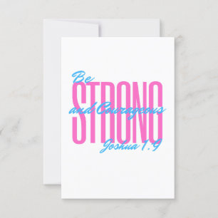 Uitnodigingen en aankondigingen Jozua 1:9