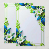 Uitnodigingen en artikelen > Uitnodigingen en aank (Voorkant / Achterkant)