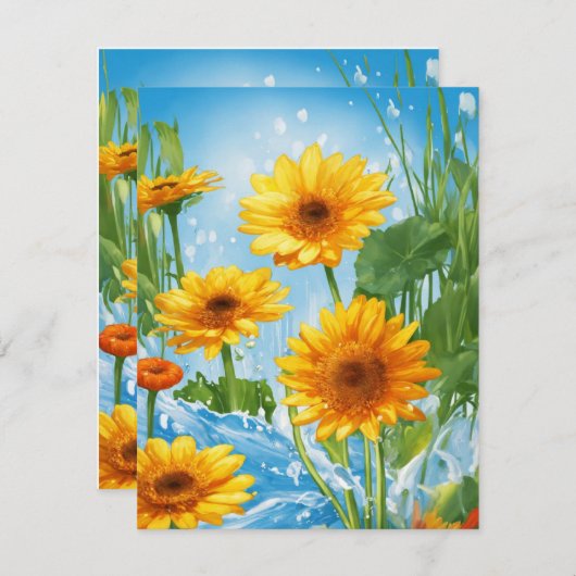 Uitnodigingen en artikelen > Wenskaarten (Voorkant / Achterkant)