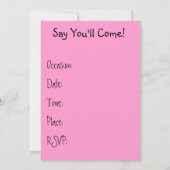 Uitnodigingen Engelse Bulldog Birthday of any occa (Achterkant)