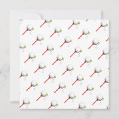 Uitnodigingen Golf Party (Achterkant)