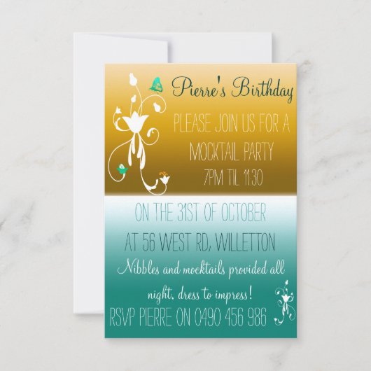 Uitnodigingen in de woestijn (Voorkant)