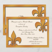 Uitnodigingen in het kader van de landenstijl Fleu (Voorkant / Achterkant)