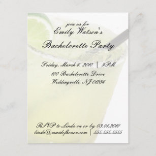 Uitnodigingen Margarita Bachelorette Party