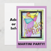 UITNODIGINGEN - MARTINI TIJD (Voorkant / Achterkant)