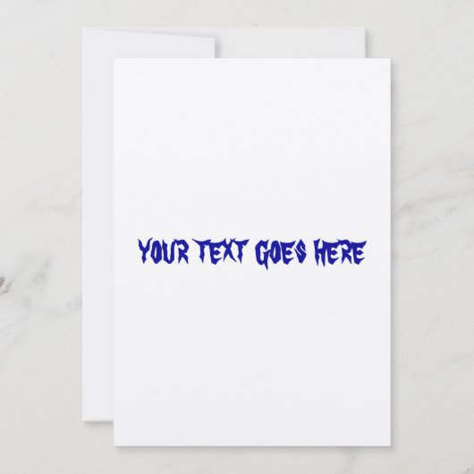 uitnodigingen met grafsteenstijl (Achterkant)