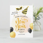 Uitnodigingen nieuwjaarsfeest (Staand voorkant)