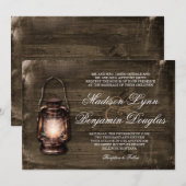 Uitnodigingen over het huwelijk in Rustic Country (Voorkant / Achterkant)