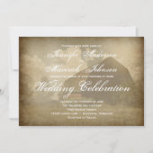 Uitnodigingen over landelijk huwelijk (Achterkant)