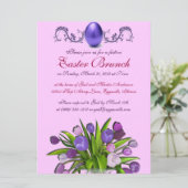 Uitnodigingen Pasen Brunch (Staand voorkant)