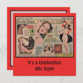 Uitnodigingen 'Seein' Stars' (Voorkant / Achterkant)