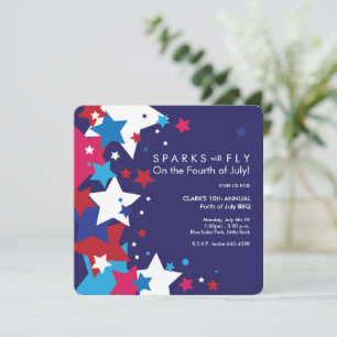 Uitnodigingen   Sparks vliegt op 4 juli