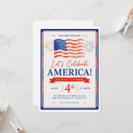 uitnodigingen ter viering van Amerika's 250ste ver