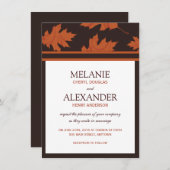 uitnodigingen tot bruiloft (Voorkant / Achterkant)