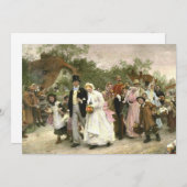 Uitnodigingen tot het douchen van bruiloft, verlov (Voorkant / Achterkant)