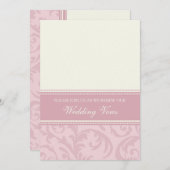 Uitnodigingen tot vernieuwing van het huwelijk tus (Voorkant / Achterkant)