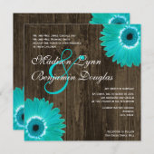 Uitnodigingen tot weddenschappen op het Rustic Bla (Voorkant / Achterkant)