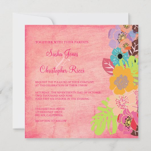 Uitnodigingen tot weduwschap tussen Leis en Luau (Achterkant)