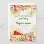 Uitnodigingen van Anand Karaj en Sikh-trouwkaarten (Voorkant / Achterkant)