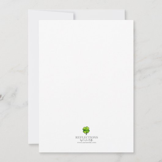 Uitnodigingen van Argyle St. Patricks Day (Achterkant)