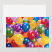 Uitnodigingen van Balloons (Voorkant / Achterkant)
