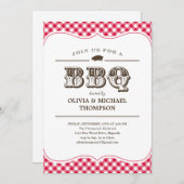 Uitnodigingen van BBQ-partijen (Voorkant / Achterkant)