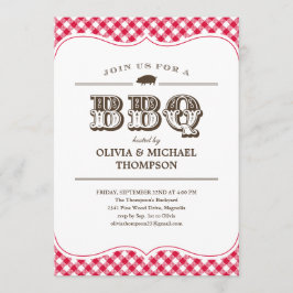Uitnodigingen van BBQ-partijen