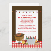 Uitnodigingen van BBQ-partijen (Voorkant / Achterkant)