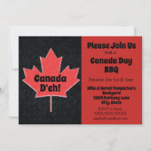 Uitnodigingen van Canada Day Party (Voorkant)