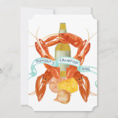 Uitnodigingen van Crawfish Boil (Voorkant)