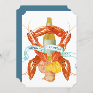 Uitnodigingen van Crawfish Boil