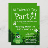Uitnodigingen van Cute St Patricks Day | Aanpassen (Voorkant / Achterkant)