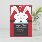 Uitnodigingen van de Birthday-partij van het Magic (Staand voorkant)