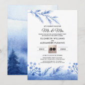 Uitnodigingen van de Blauwe Winterbosenpartij (Voorkant / Achterkant)