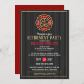 Uitnodigingen van de brandweerpartij (Voorkant / Achterkant)