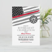 Uitnodigingen van de brandweerpartij (Staand voorkant)