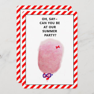 Uitnodigingen van de Creative Summer BBQ Cookout P