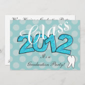 Uitnodigingen van de Dental Hygienist Graduation P (Voorkant / Achterkant)