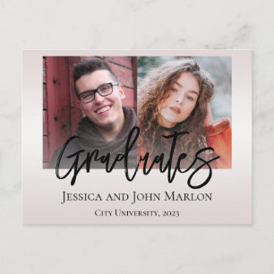 Uitnodigingen van de dubbel-Graduation Partij
