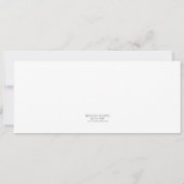 Uitnodigingen van de Eve Party van het Ticket Nie (Achterkant)