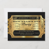 Uitnodigingen van de Eve Party van het  Ticket Nie (Voorkant)