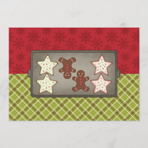 Uitnodigingen van de feestdag Cookie Baking Party