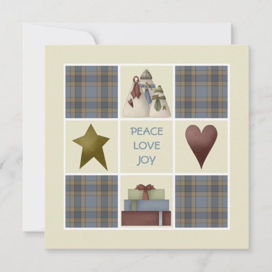 Uitnodigingen van de feestdag in de stijl van het (Voorkant)