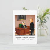 Uitnodigingen van de Funny Retirement Party (Staand voorkant)