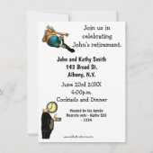 Uitnodigingen van de Funny Retirement Party (Achterkant)