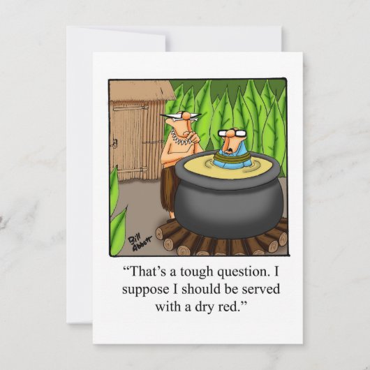 Uitnodigingen van de funny Wine Tasting Party (Voorkant)