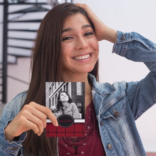 Uitnodigingen van de Graduation Party [Rood]