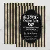 Uitnodigingen van de  Grunge Halloween Costume Par (Voorkant / Achterkant)