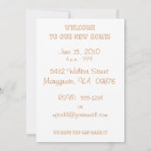 Uitnodigingen van de House Warming Party (Achterkant)